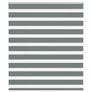 vidaXL zebrafüggönnyel sötét szürke szövetszélesség 130,9cm poliészter