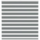 vidaXL zebrafüggönnyel sötét szürke szövetszélesség 135,9cm poliészter