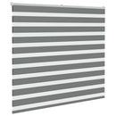 vidaXL zebrafüggönnyel sötét szürke szövetszélesség 150,9cm poliészter