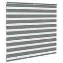 vidaXL zebrafüggönnyel sötét szürke szövetszélesség 150,9cm poliészter