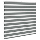 vidaXL zebrafüggönnyel sötét szürke szövetszélesség 160,9cm poliészter