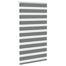 vidaXL zebrafüggönnyel sötét szürke szövetszélesség 65,9 cm poliészter