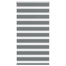 vidaXL zebrafüggönnyel sötét szürke szövetszélesség 70,9 cm poliészter
