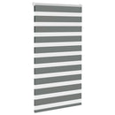 vidaXL zebrafüggönnyel sötét szürke szövetszélesség 75,9 cm poliészter