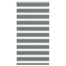 vidaXL zebrafüggönnyel sötét szürke szövetszélesség 80,9 cm poliészter