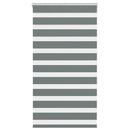 vidaXL zebrafüggönnyel sötét szürke szövetszélesség 85,9 cm poliészter