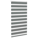 vidaXL zebrafüggönnyel sötét szürke szövetszélesség 85,9 cm poliészter
