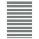 vidaXL zebrafüggönnyel sötét szürke szövetszélesség 95,9 cm poliészter