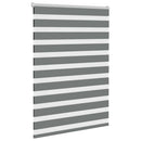 vidaXL zebrafüggönnyel sötét szürke szövetszélesség 95,9 cm poliészter