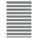 vidaXL zebrafüggönnyel sötét szürke szövetszélesség 105,9cm poliészter
