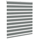 vidaXL zebrafüggönnyel sötét szürke szövetszélesség 115,9cm poliészter