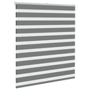 vidaXL zebrafüggönnyel sötét szürke szövetszélesség 120,9cm poliészter