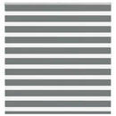 vidaXL zebrafüggönnyel sötét szürke szövetszélesség 135,9cm poliészter