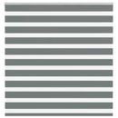 vidaXL zebrafüggönnyel sötét szürke szövetszélesség 140,9cm poliészter