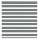 vidaXL zebrafüggönnyel sötét szürke szövetszélesség 145,9cm poliészter