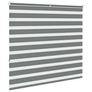 vidaXL zebrafüggönnyel sötét szürke szövetszélesség 150,9cm poliészter