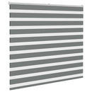 vidaXL zebrafüggönnyel sötét szürke szövetszélesség 155,9cm poliészter