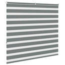 vidaXL zebrafüggönnyel sötét szürke szövetszélesség 160,9cm poliészter