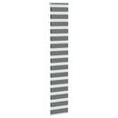 vidaXL zebrafüggönnyel sötét szürke szövetszélesség 35,9 cm poliészter