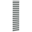 vidaXL zebrafüggönnyel sötét szürke szövetszélesség 55,9 cm poliészter