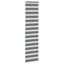 vidaXL zebrafüggönnyel sötét szürke szövetszélesség 65,9 cm poliészter