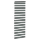 vidaXL zebrafüggönnyel sötét szürke szövetszélesség 75,9 cm poliészter