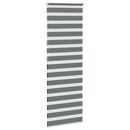 vidaXL zebrafüggönnyel sötét szürke szövetszélesség 85,9 cm poliészter