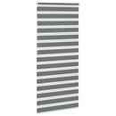 vidaXL zebrafüggönnyel sötét szürke szövetszélesség 100,9cm poliészter