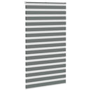 vidaXL zebrafüggönnyel sötét szürke szövetszélesség 115,9cm poliészter