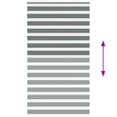 vidaXL zebrafüggönnyel sötét szürke szövetszélesség 115,9cm poliészter