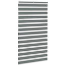 vidaXL zebrafüggönnyel sötét szürke szövetszélesség 125,9cm poliészter