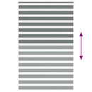 vidaXL zebrafüggönnyel sötét szürke szövetszélesség 145,9cm poliészter