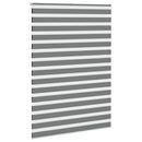 vidaXL zebrafüggönnyel sötét szürke szövetszélesség 150,9cm poliészter