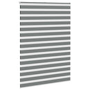vidaXL zebrafüggönnyel sötét szürke szövetszélesség 155,9cm poliészter