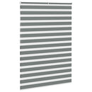 vidaXL zebrafüggönnyel sötét szürke szövetszélesség 155,9cm poliészter