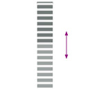 vidaXL zebrafüggönnyel sötét szürke szövetszélesség 35,9 cm poliészter