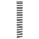 vidaXL zebrafüggönnyel sötét szürke szövetszélesség 40,9 cm poliészter