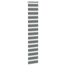 vidaXL zebrafüggönnyel sötét szürke szövetszélesség 45,9 cm poliészter