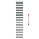 vidaXL zebrafüggönnyel sötét szürke szövetszélesség 45,9 cm poliészter
