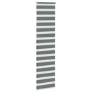vidaXL zebrafüggönnyel sötét szürke szövetszélesség 50,9 cm poliészter