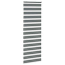 vidaXL zebrafüggönnyel sötét szürke szövetszélesség 70,9 cm poliészter