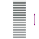 vidaXL zebrafüggönnyel sötét szürke szövetszélesség 70,9 cm poliészter