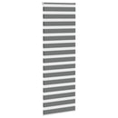 vidaXL zebrafüggönnyel sötét szürke szövetszélesség 75,9 cm poliészter