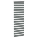 vidaXL zebrafüggönnyel sötét szürke szövetszélesség 75,9 cm poliészter
