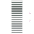 vidaXL zebrafüggönnyel sötét szürke szövetszélesség 75,9 cm poliészter