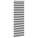 vidaXL zebrafüggönnyel sötét szürke szövetszélesség 80,9 cm poliészter
