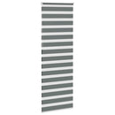 vidaXL zebrafüggönnyel sötét szürke szövetszélesség 85,9 cm poliészter