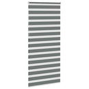 vidaXL zebrafüggönnyel sötét szürke szövetszélesség 90,9 cm poliészter