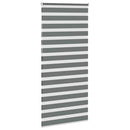 vidaXL zebrafüggönnyel sötét szürke szövetszélesség 100,9cm poliészter