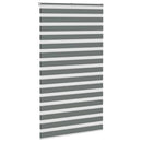 vidaXL zebrafüggönnyel sötét szürke szövetszélesség 120,9cm poliészter